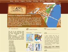 Tablet Screenshot of mapsandlocations.com